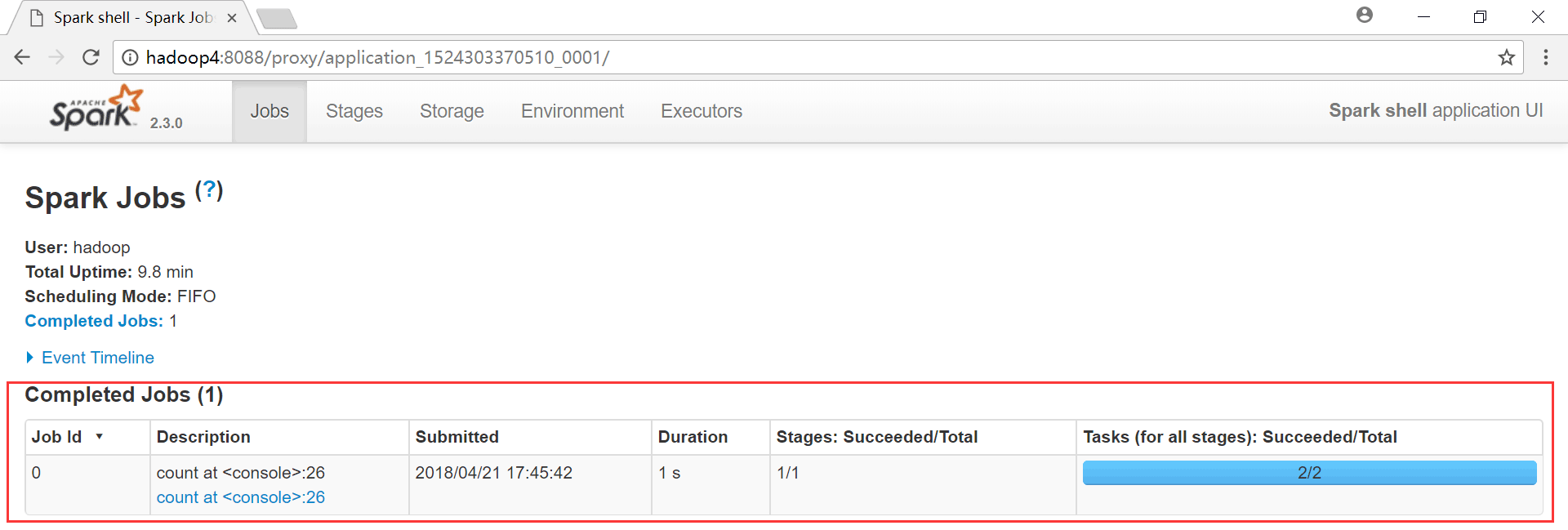 Spark2.3中HA集群的分布式安裝示例