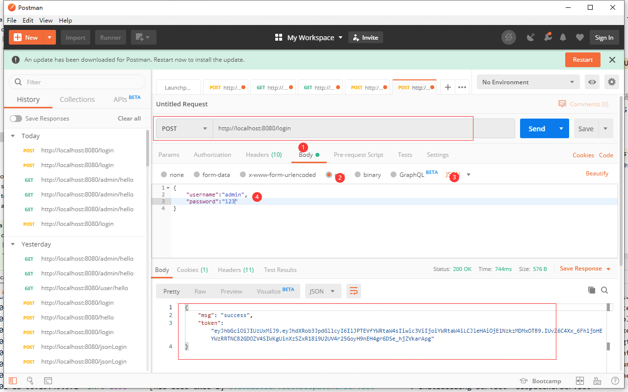 SpringSecurity整合Jwt过程图解