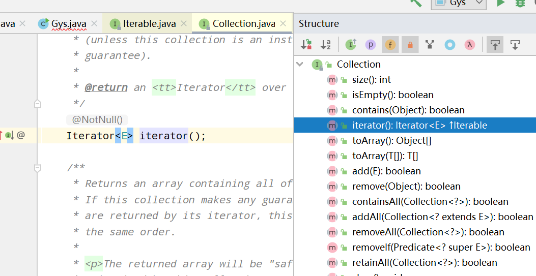 java Iterator迭代器功能的實(shí)現(xiàn)方法