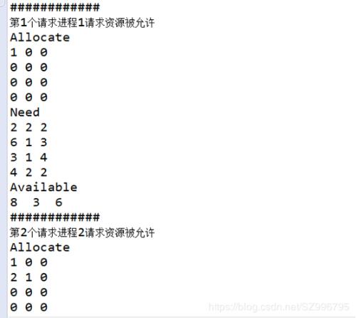 使用java实现银行家算法的示例