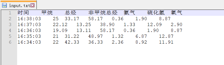 java读取txt文件并输出结果