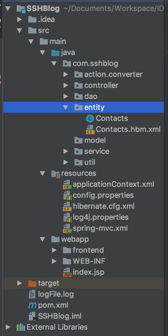 IntelliJ IDEA下自动生成Hibernate映射文件以及实体类