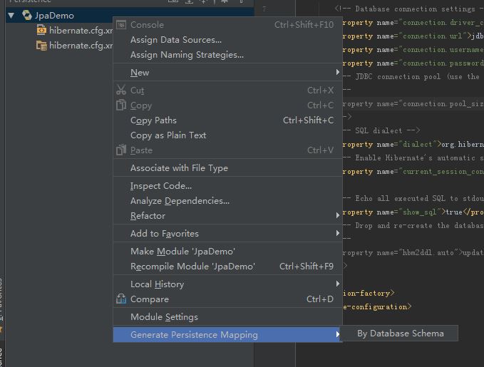 Intellij IDEA怎么通过数据库表生成带注解的实体类