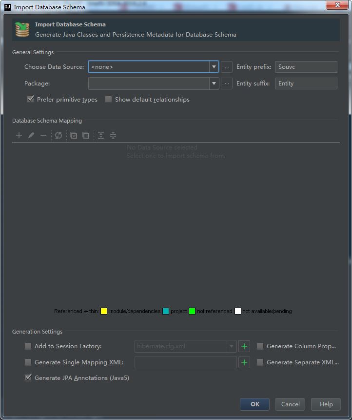 Intellij IDEA怎么通过数据库表生成带注解的实体类