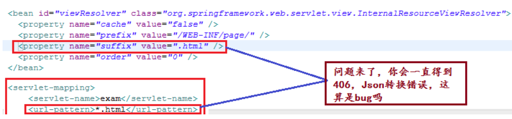 SPRINGMVC 406问题解决方案