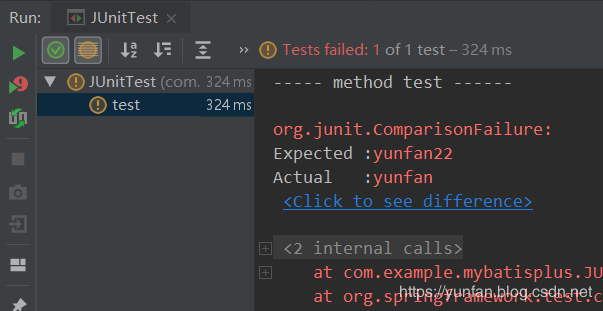 SpringBoot 单元测试JUnit的使用详解