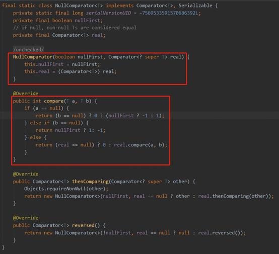 Java8 Comparator源码演示及解析