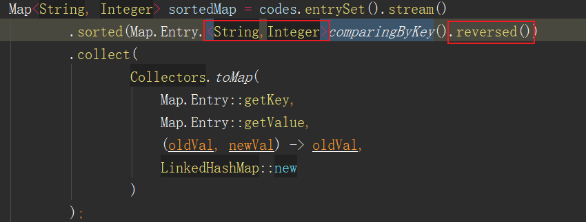 如何利用Java8 Stream API对Map按键或值排序