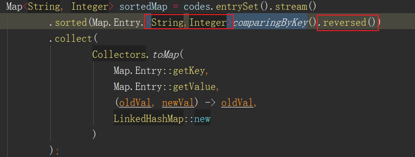 如何利用Java8 Stream API對Map按鍵或值排序