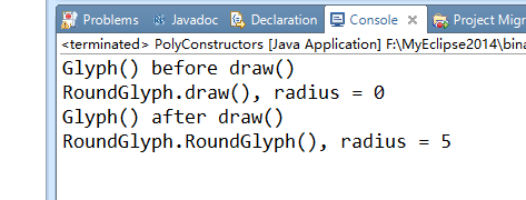 Java中构造器内部的多态方法的行为实例分析