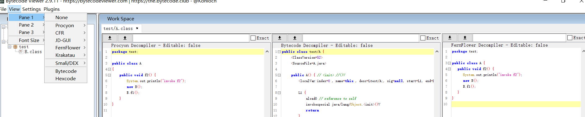 java反编译工具Bytecode-Viewer分享