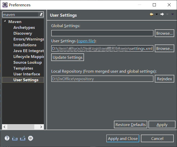 搭建eclipse+maven+spring mvc项目的示例