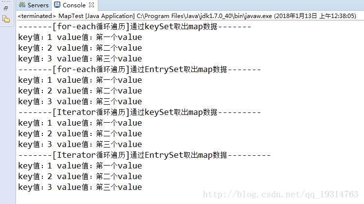 Java中如何遍歷取出Map集合key-value數(shù)據(jù)