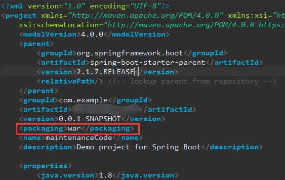 eclipse中springboot工程打war包方法及在Tomcat中运行的示例分析