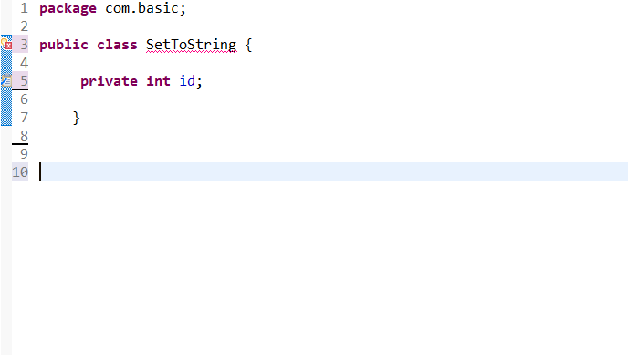 Java自动添加重写的toString方法