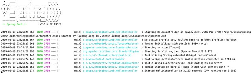 Spring Boot Hello World的实现代码