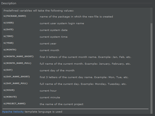 Intellij IDEA自定義注釋模板怎么弄