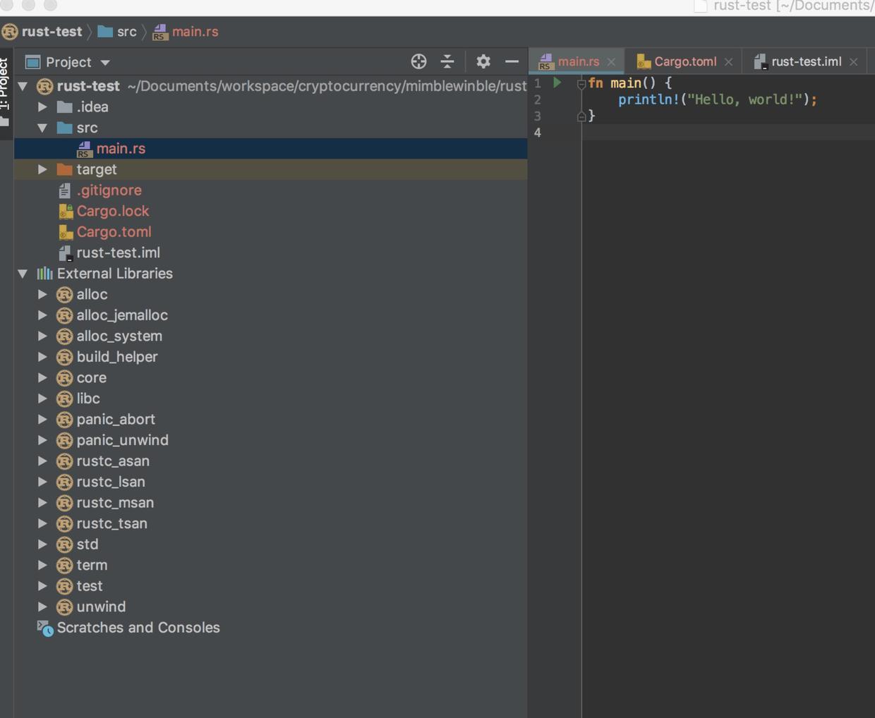 如何在IntelliJ中安装Rust IDE插件