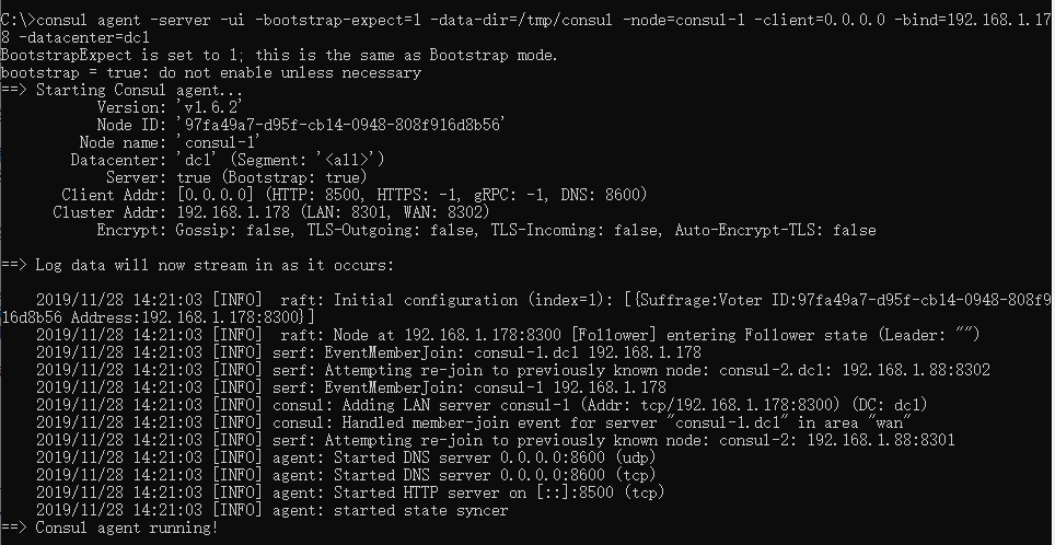 C#使用Consul集群进行服务注册与发现