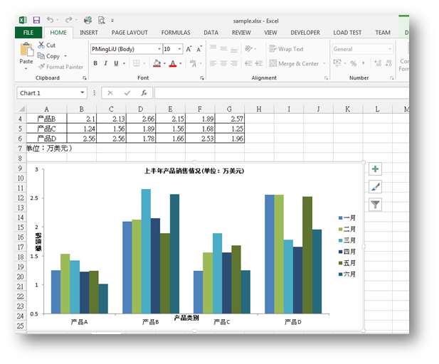 C# 填充Excel图表、图例背景色的实例代码