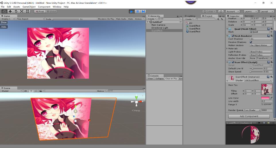 Unity3D Shader如何實(shí)現(xiàn)掃描顯示效果