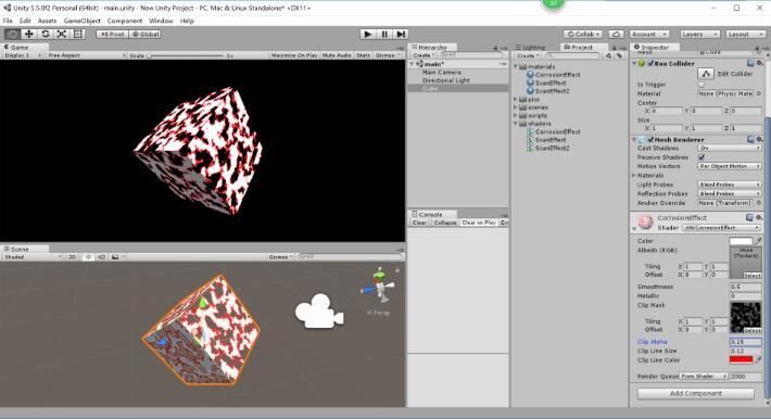 Unity3D使用Shader實(shí)現(xiàn)腐蝕消失