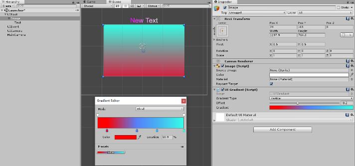 Unity3D如何实现渐变颜色效果