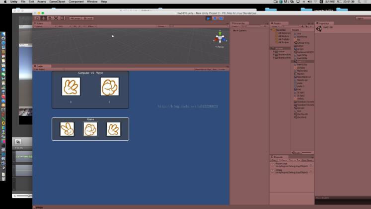 C#使用Unity实现剪刀石头布游戏的方法