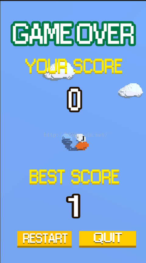 Unity3d實現(xiàn)Flappy Bird游戲