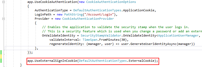 ASP.NET中Identity身份验证的示例分析