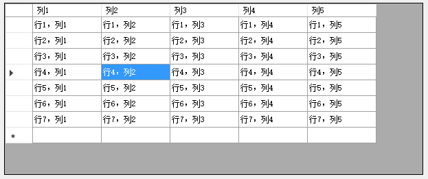 C#窗體控件DataGridView常用設(shè)置