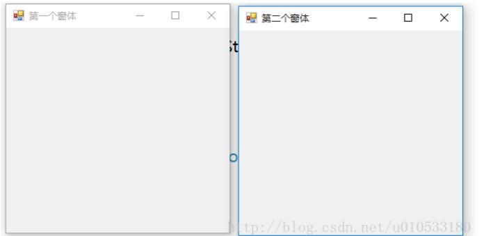 C# WindowsForm程序同时启动多个窗口类