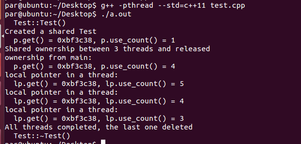 用代码详解C++11中std::shared_ptr总结与使用