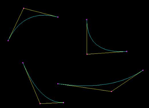 使用OpenGL绘制Bezier曲线的方法