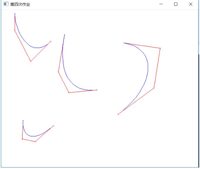 OpenGL绘制贝塞尔曲线的方法