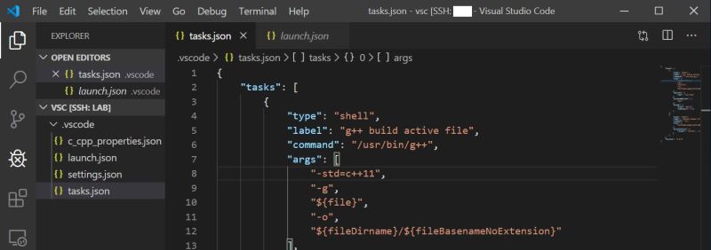 vscode C++远程调试运行（学习C++用）