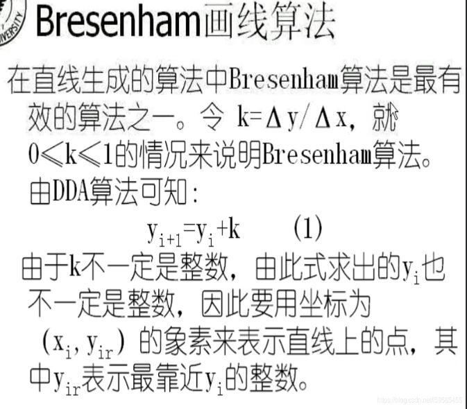 C语言使用Bresenham算法生成直线（easyx图形库）