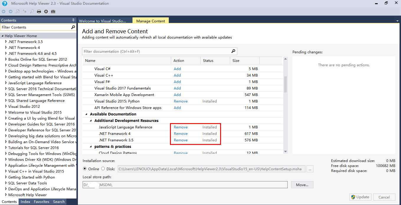 VS2019 更新MSDN并创建快捷方式的实现