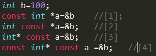 怎么在C++中使用const关键字