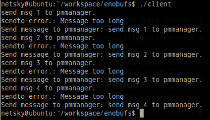 Unix中使用udp发送>=128K的消息会报ENOBUFS错误怎么办