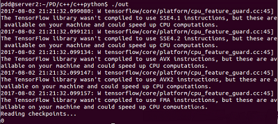 C++調用tensorflow教程