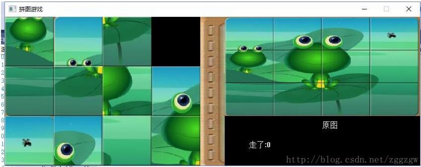 C++实现拼图游戏代码（graphics图形库）