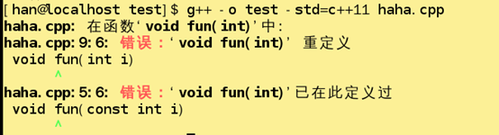 如何在C++中使用const實現(xiàn)函數(shù)重載