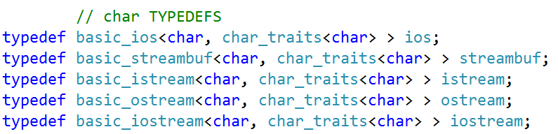 C++中头文件iosfwd的示例分析