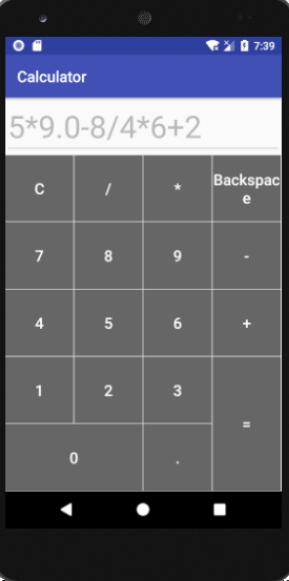 Android studio实现简单的计算器