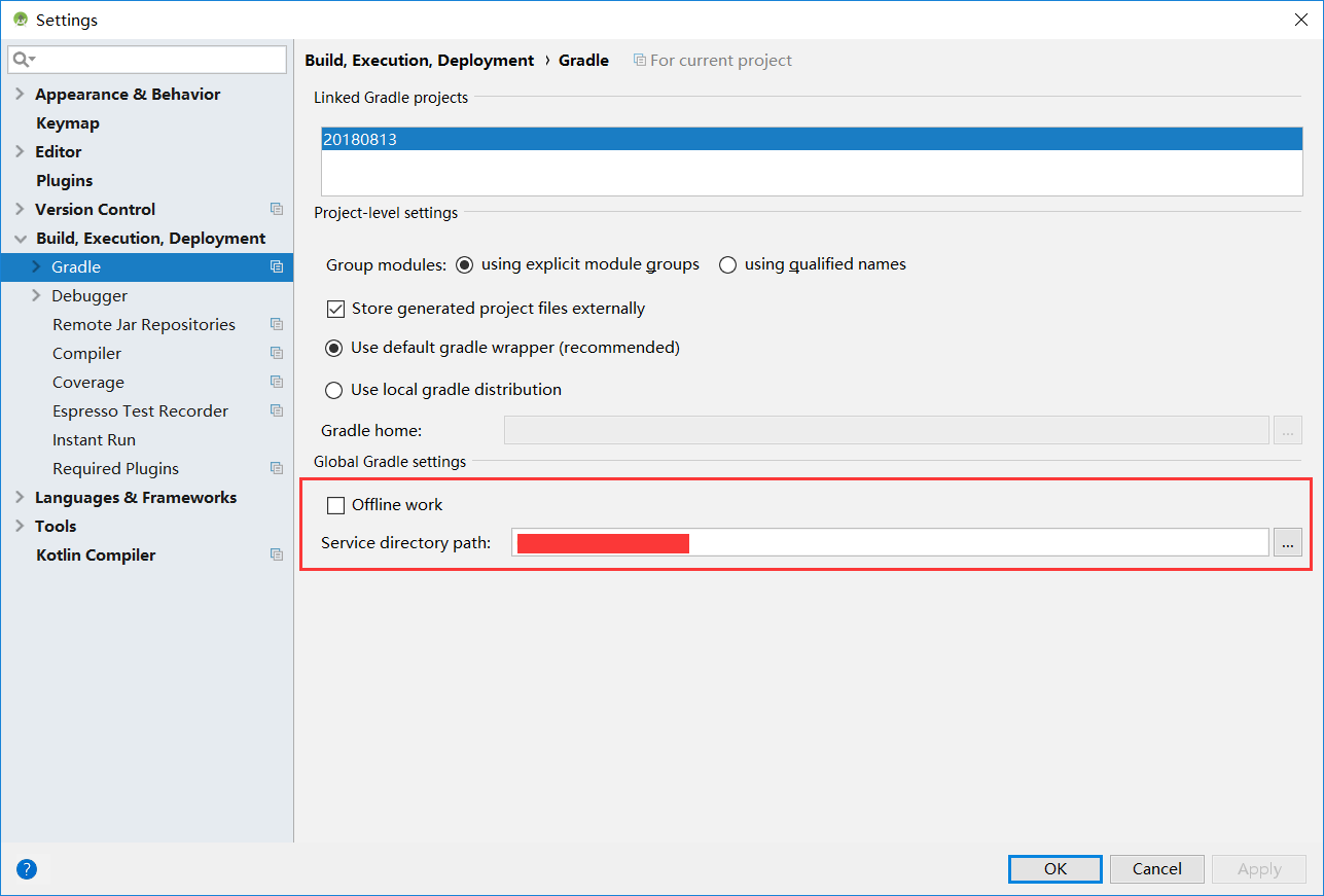 Android Studio3.6怎么设置Gradle Offline Mode