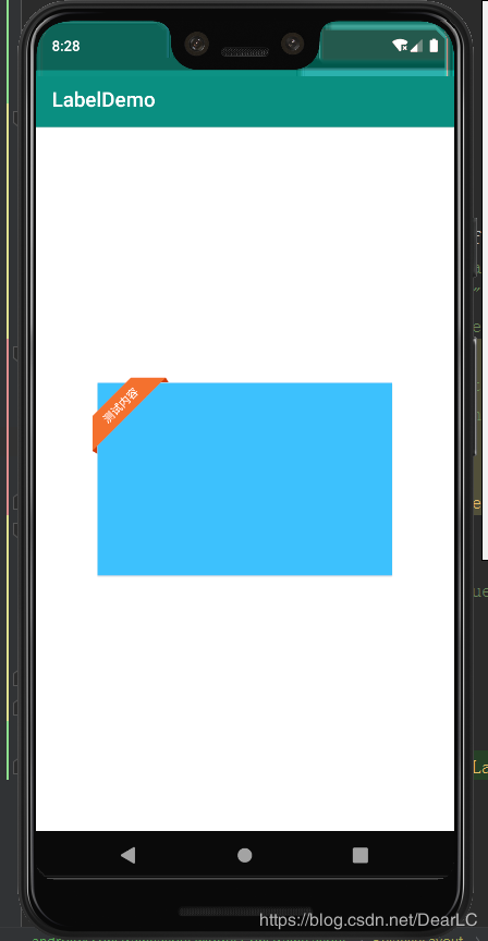 Android如何实现左上角倾斜的标签效果
