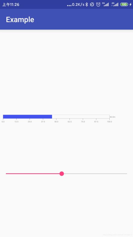 Android实现底部带刻度的进度条样式