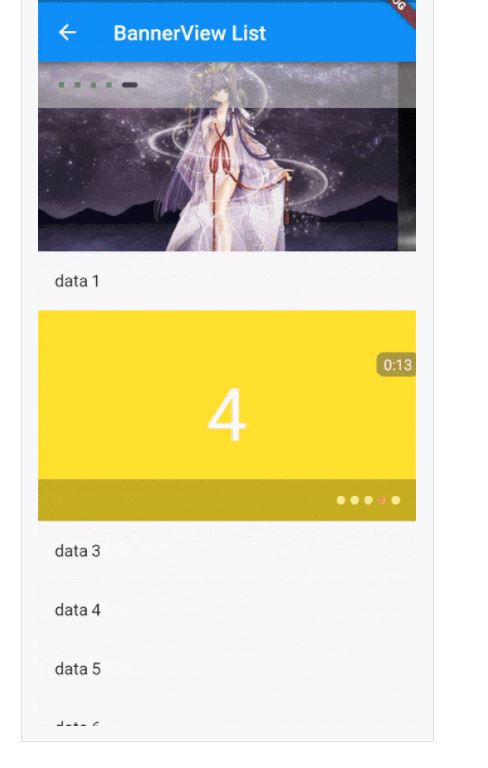 Flutter banner_view 輪播圖的使用及實現(xiàn)代碼