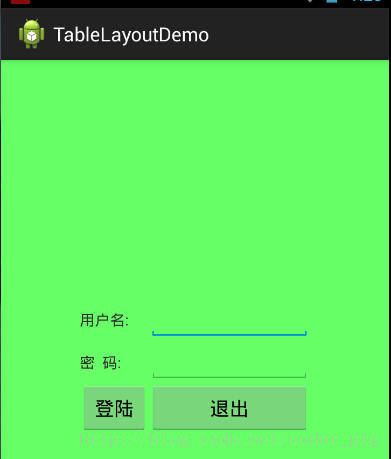 TableLayout(表格布局)基礎知識點詳解